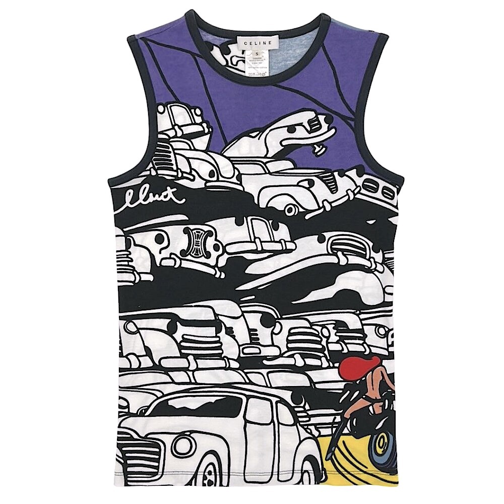 Authentic CELINE X GUY PEELAERT "Looking for Pravda" Car TANK S